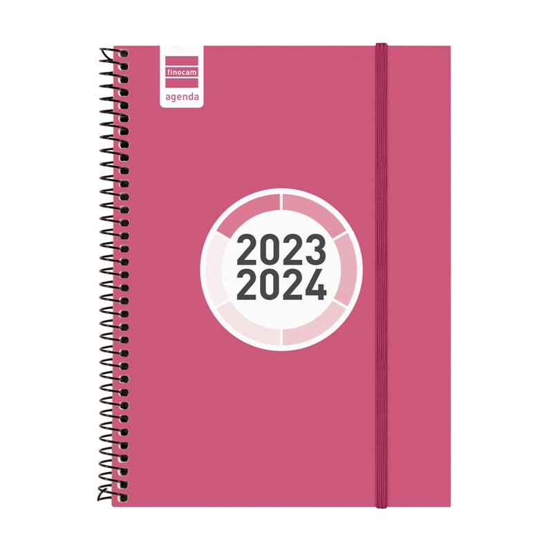 Agenda escolar 2023-2024 Finocam E10 semana vista Espir Color Rosa