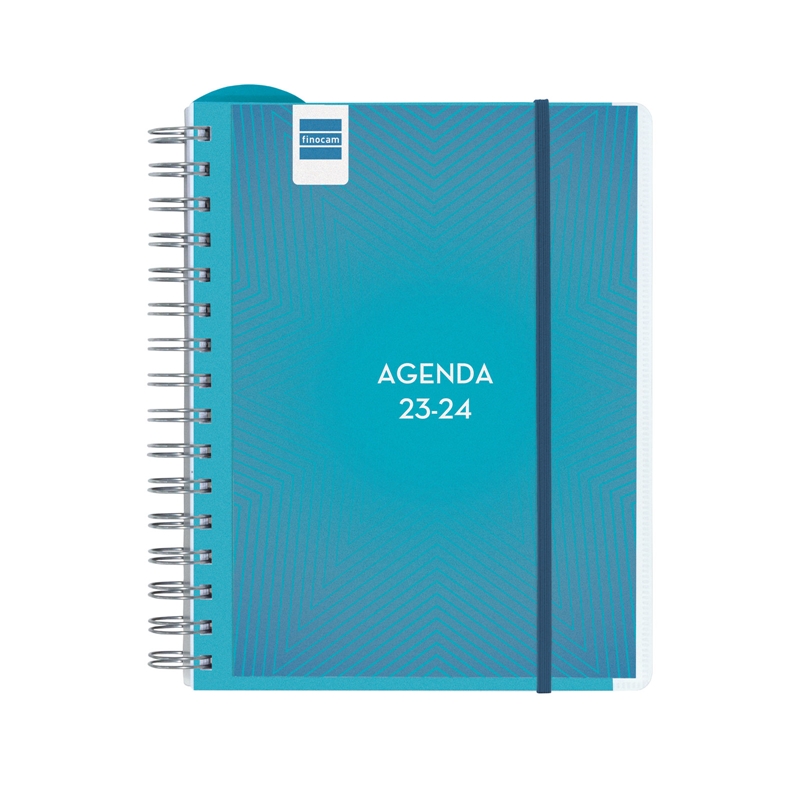 Agenda docente 2023-2024 Finocam 4º semana vista Magistral personalizable Azul