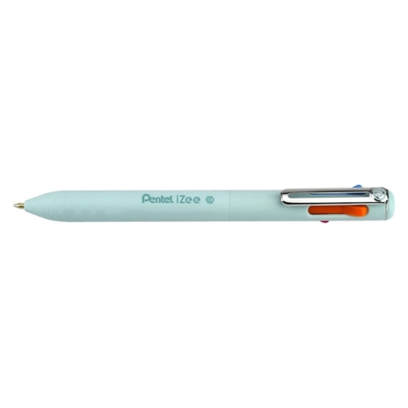 Bolígrafo de 4 colores Pentel Izee azul, naranja, rosa y morado