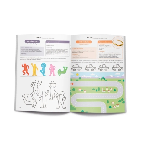 Cuaderno Rubio habilidades matemáticas 4 años