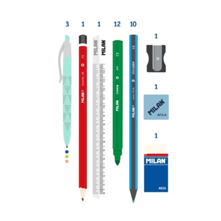 Set 4 portatodos con contenido Sea