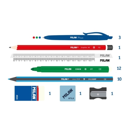 Set 4 portatodos con contenido Viking