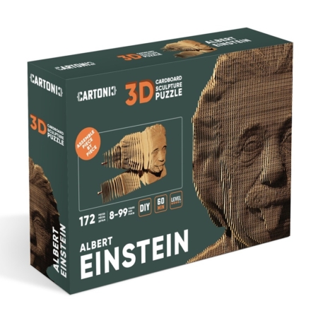 Puzzle 3D de cartón Albert Einstein 172 piezas