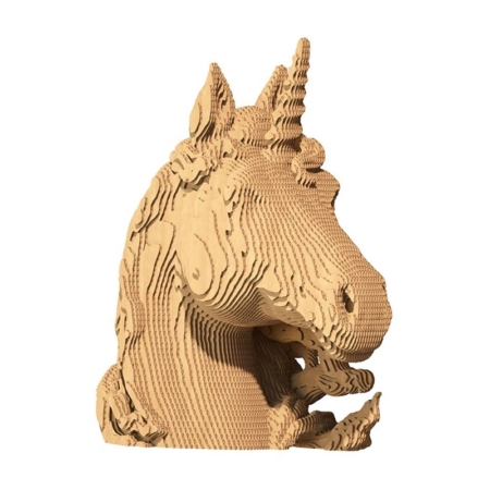 Puzzle 3D de cartón Unicornio 65 piezas