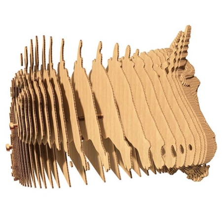Puzzle 3D de cartón Unicornio 65 piezas