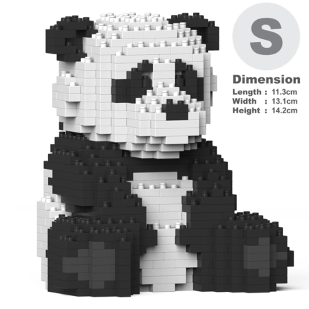 Bloques de construcción Jekca panda pequeño