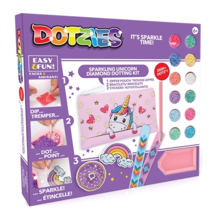 Set para pintar con diamantes Diamond Dotz unicornio bebé