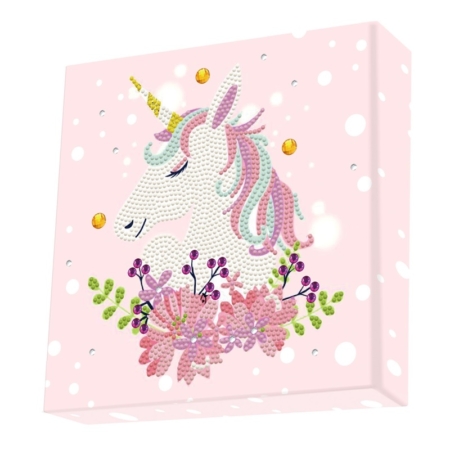 Pintar con diamantes Diamond Dotz Dreamy unicorn 22 x 22 cm