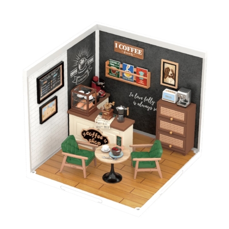 Maqueta DIY casa en miniatura Super Creator Daily Inspiration Cafe