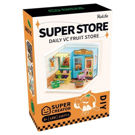 Maqueta DIY casa en miniatura Super Creator Daily VC Fruit Store