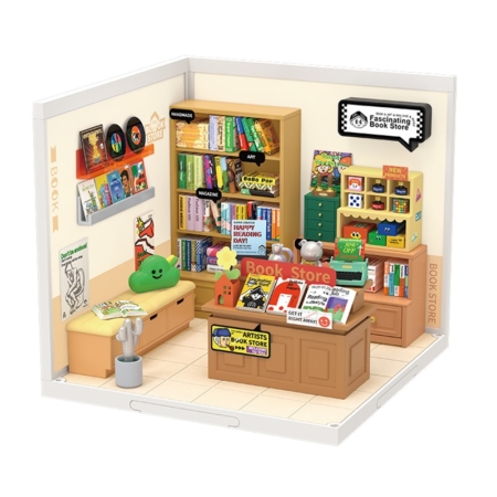 Maqueta DIY casa en miniatura Super Creator Fascinating Book Store