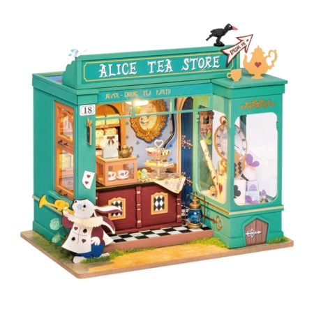 Maqueta DIY casa en miniatura Alice’s Tea Store