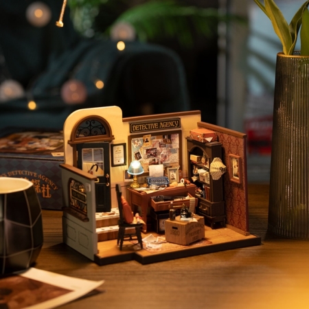 Maqueta DIY casa en miniatura Mose’s Detective Agency