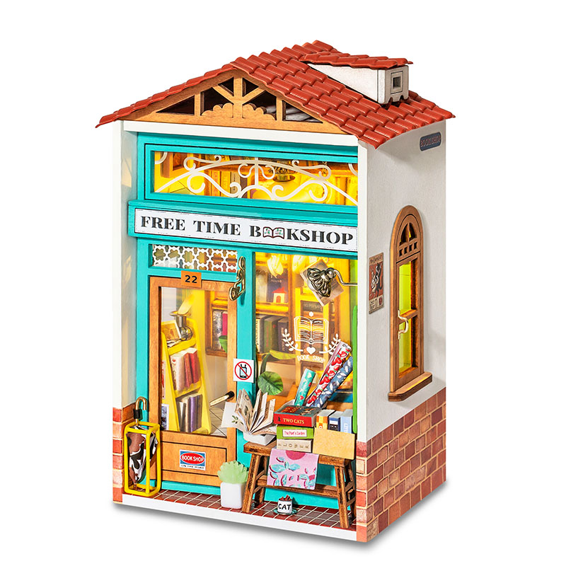 Maqueta DIY casa en miniatura Free Time Bookshop