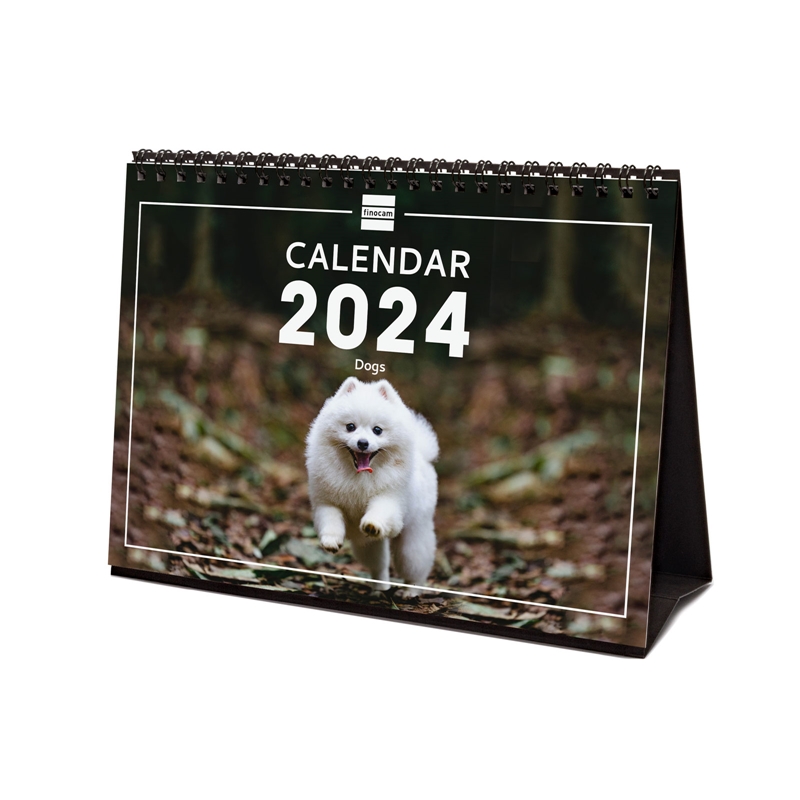Calendario de sobremesa 2024 Finocam internacional S dogs
