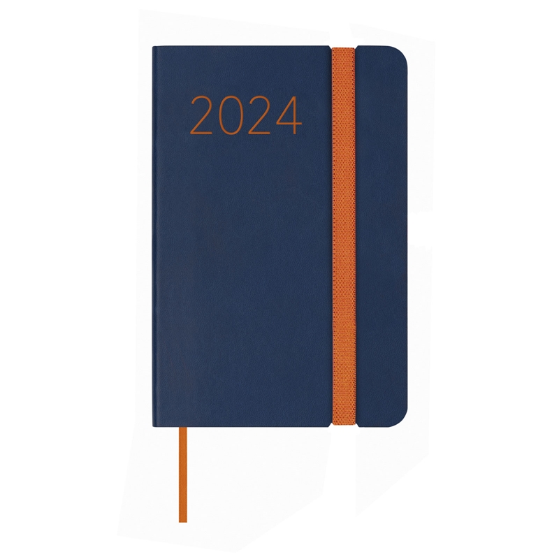 Agenda 2024 Finocam Lisa F2 semana vista azul
