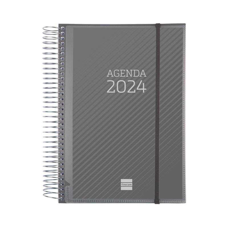 Agenda 2024 Finocam personalizable E10 día página