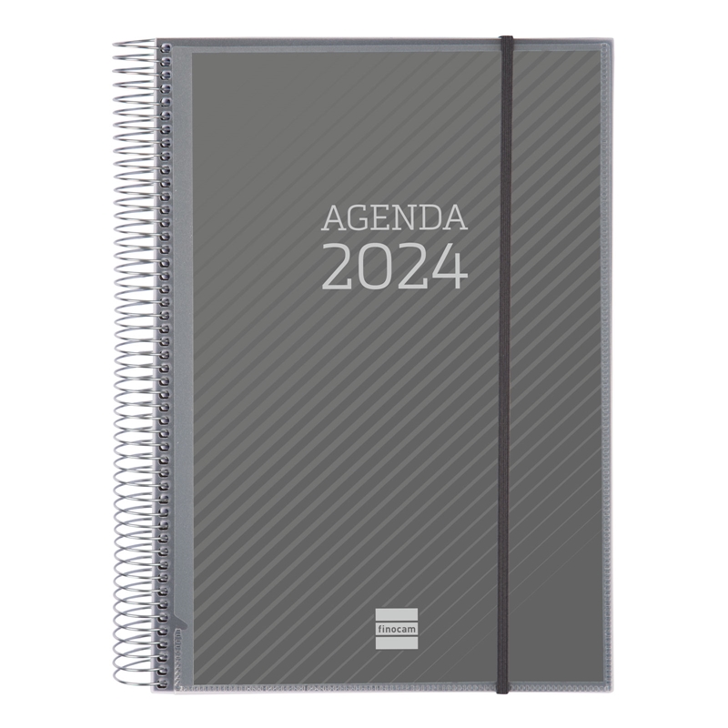 Agenda 2024 Finocam personalizable E40 día página