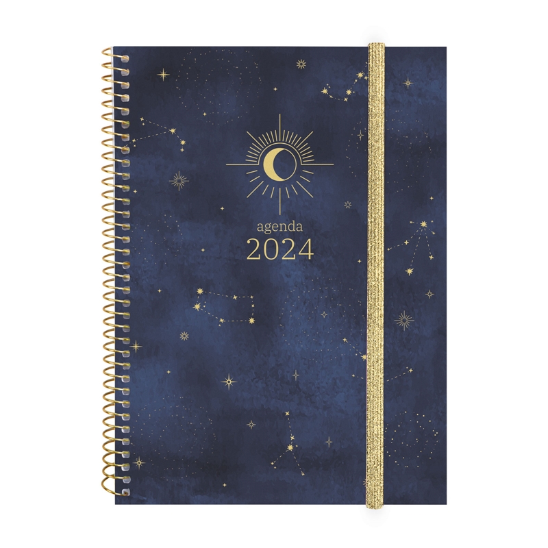 Agenda 2024 Finocam Design collection E10 semana vista moon