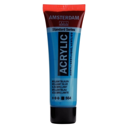 Pintura acrílica Amsterdam 20 ml azul brillante