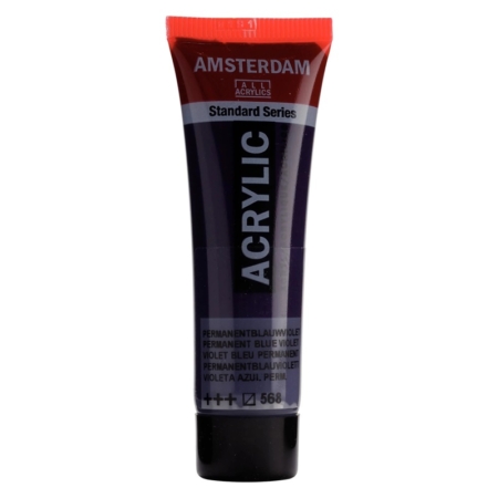 Pintura acrílica Amsterdam 20 ml violeta azulado permanente