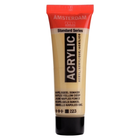 Pintura acrílica Amsterdam 20 ml amarillo Nápoles oscuro