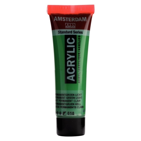 Pintura acrílica Amsterdam 20 ml verde permanente claro