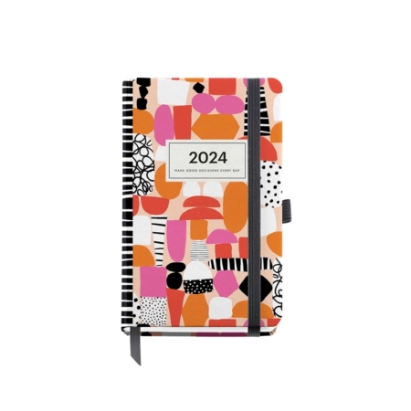 Agenda 2024 Miquelrius Passport 90 x 140 mm semana vista Abstract