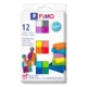 Caja de 12 pastillas de pasta Fimo Soft brilliant colours