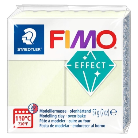 Pastilla de Fimo Effect fotoluminiscente 57 gramos