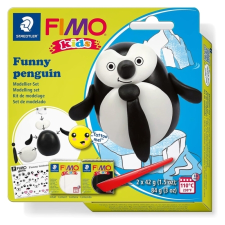 Set de modelado Fimo Kids penguin
