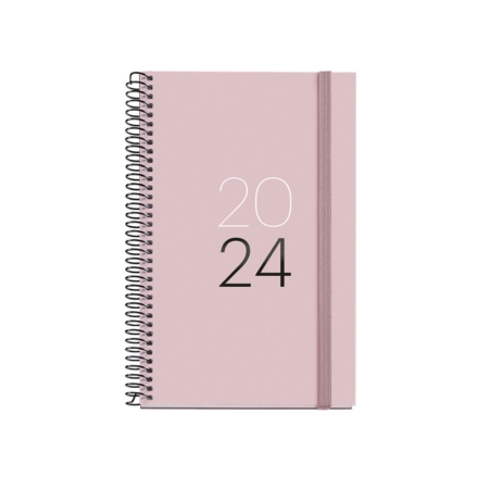 Agenda 2024 Miquelrius espiral Activa 117 x 182 mm día página Calm arena