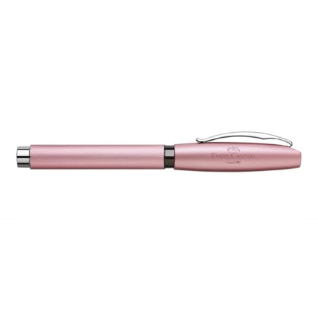 Pluma estilográfica de aluminio rosa Essentio F