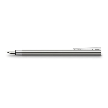 Pluma estilográfica de acero inoxidable pulido Neo Slim M
