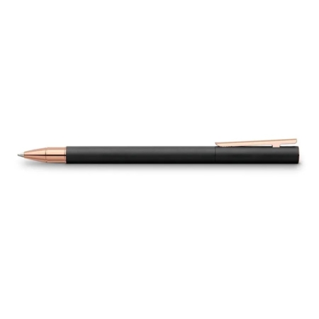 Roller metálico negro con oro rosa Neo Slim