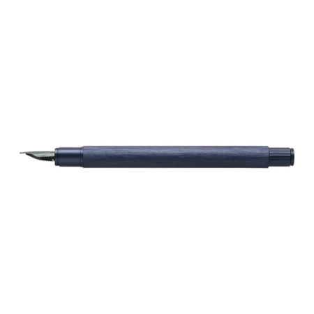 Pluma estilográfica de aluminio azul oscura Neo Slim F