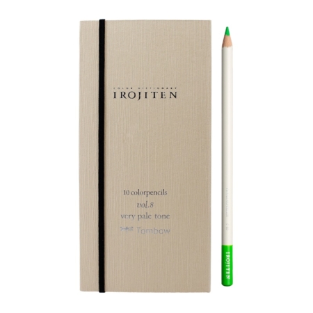Caja de 10 lápices de colores Irojiten vol. 8 tonos muy pálidos III