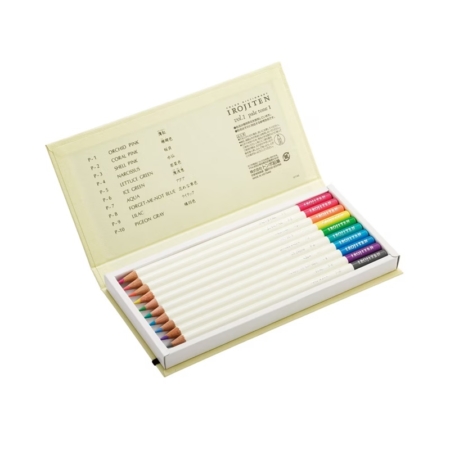 Caja de 10 lápices de colores Irojiten vol. 1 tonos pálidos I