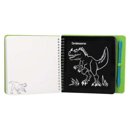 Cuaderno para rascar Dino World