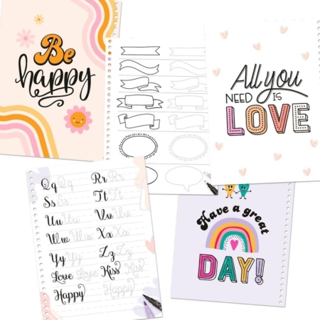 Set de hand lettering TOPModel