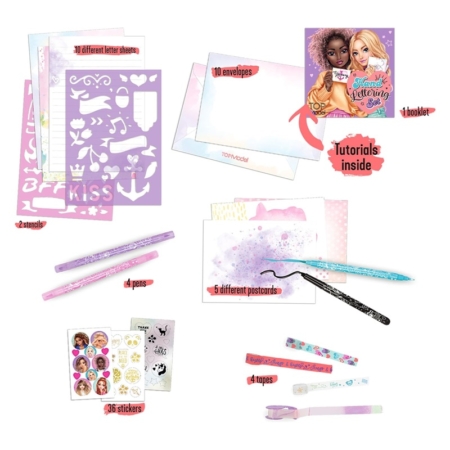 Set de cartas hand lettering TOPModel