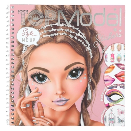 Cuaderno grande dress me up maquillaje y uñas TOPModel