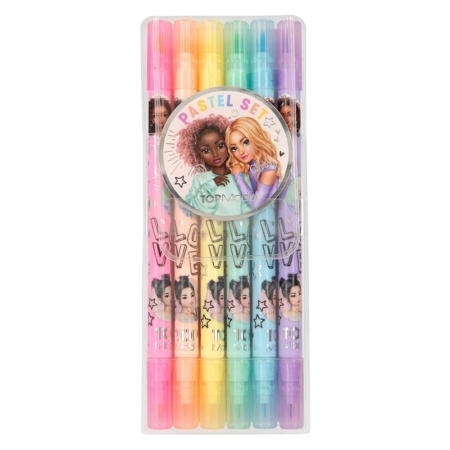 Estuche de 6 rotuladores pastel TOPModel