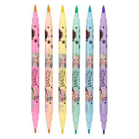 Estuche de 6 rotuladores pastel TOPModel