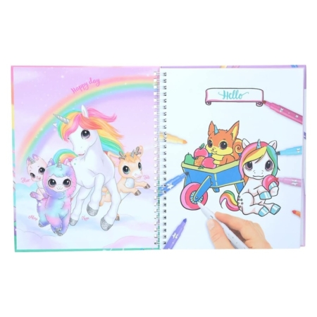 Libro de colorear con rotuladores Ylvi