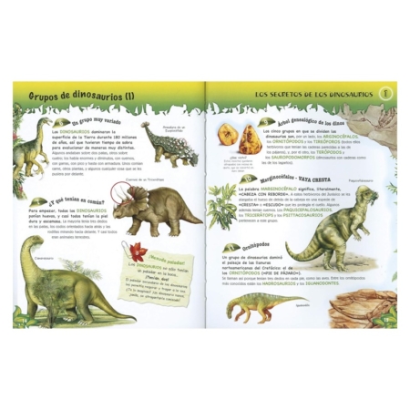 500 preguntas y respuestas sobre los dinosaurios
