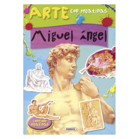 Arte con pegatinas – Miguel Ángel