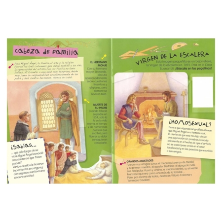 Arte con pegatinas – Miguel Ángel