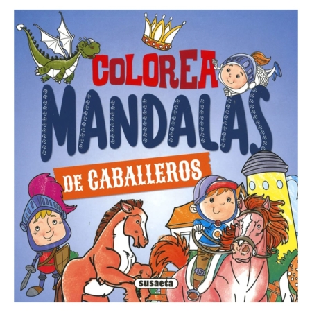 Colorea mandalas de caballeros