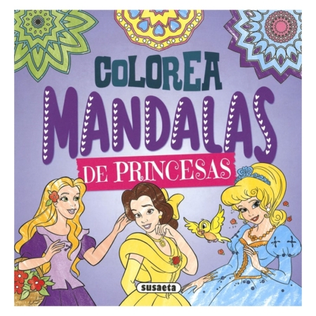 Colorea mandalas de princesas